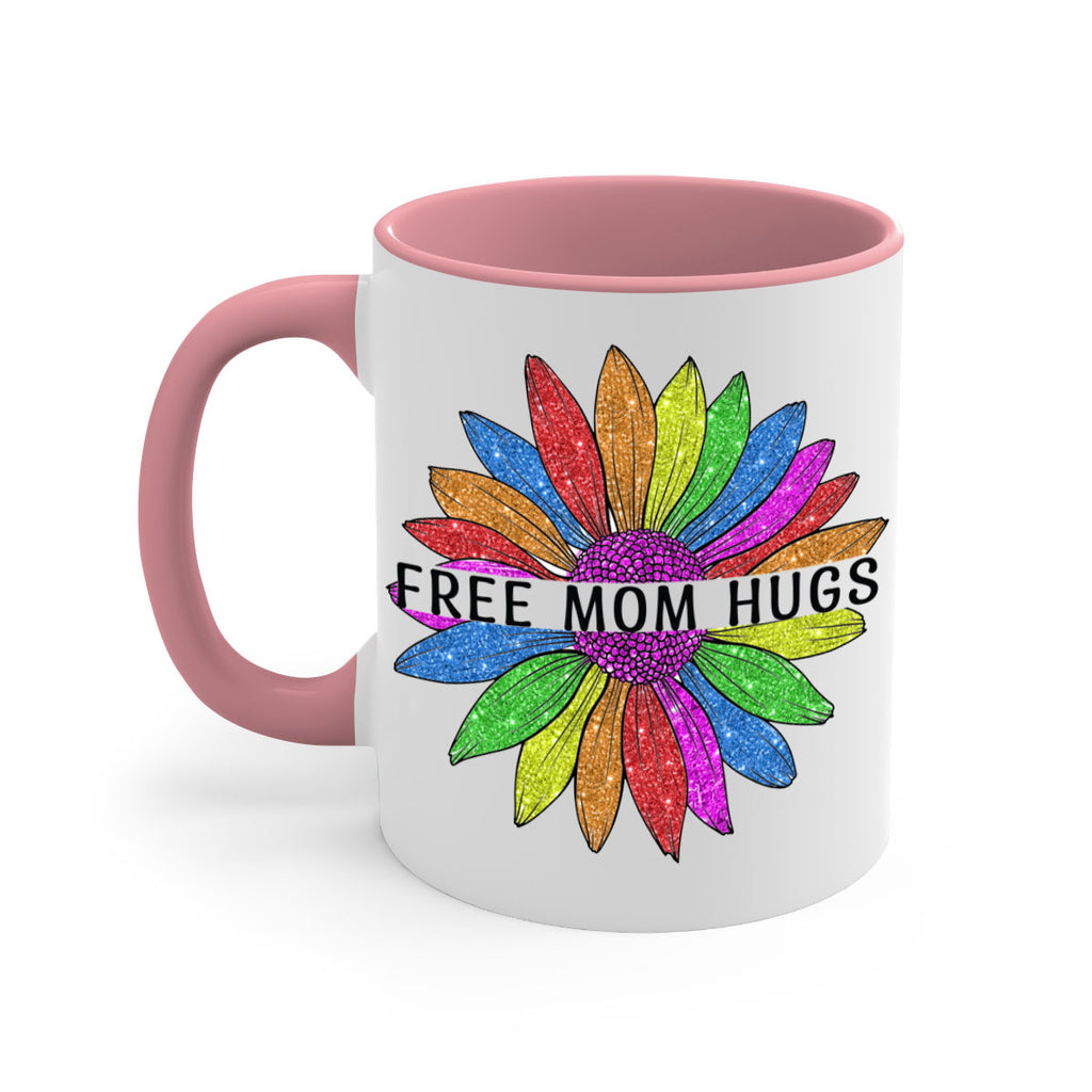 Free Mom Hugs Gay Pride Lgbt Flower 26#- lgbt-Mug / Coffee Cup