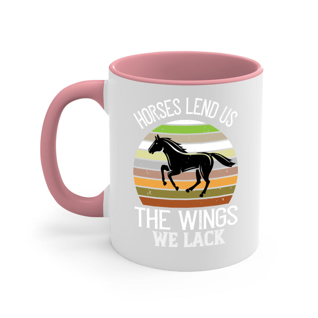 Horses lend us the wings we lack Style 43#- horse-Mug / Coffee Cup