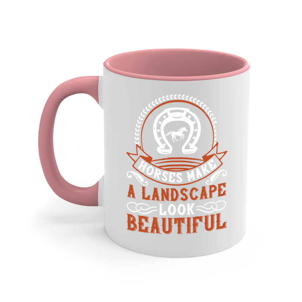Horses make a landscape look beautiful Style 42#- horse-Mug / Coffee Cup