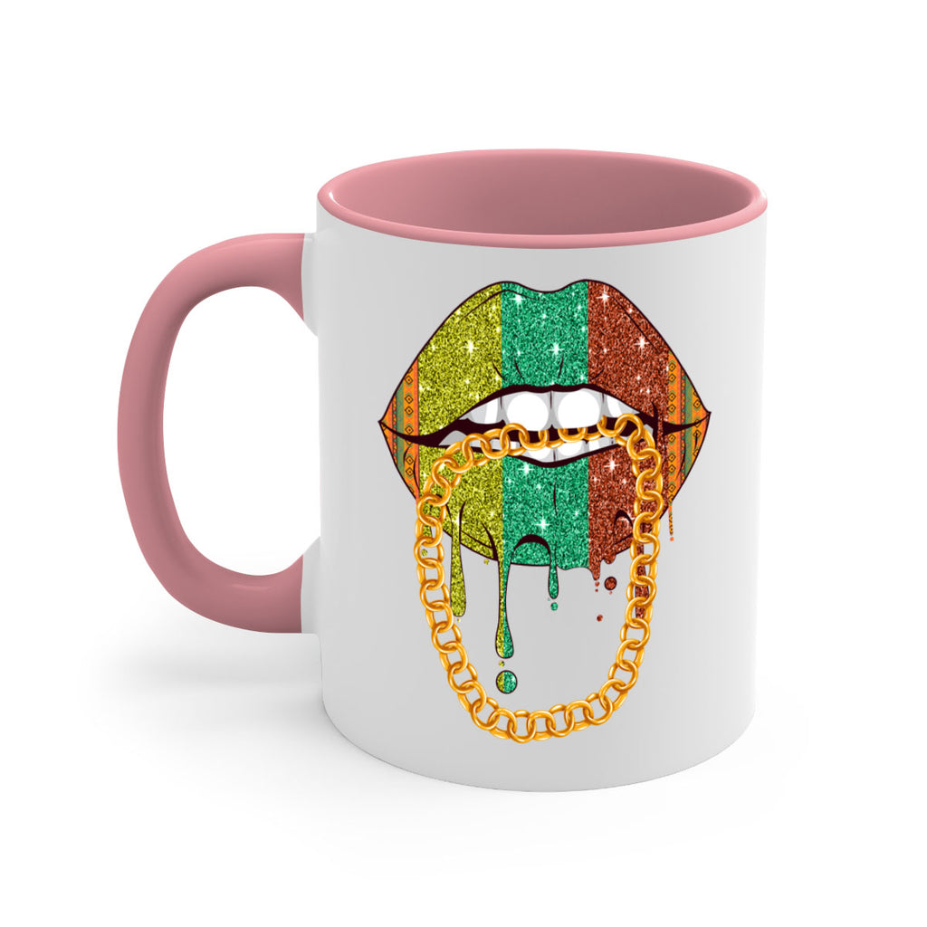 Juneteenth Women Melanin Girl Lips Png 25#- juneteenth-Mug / Coffee Cup