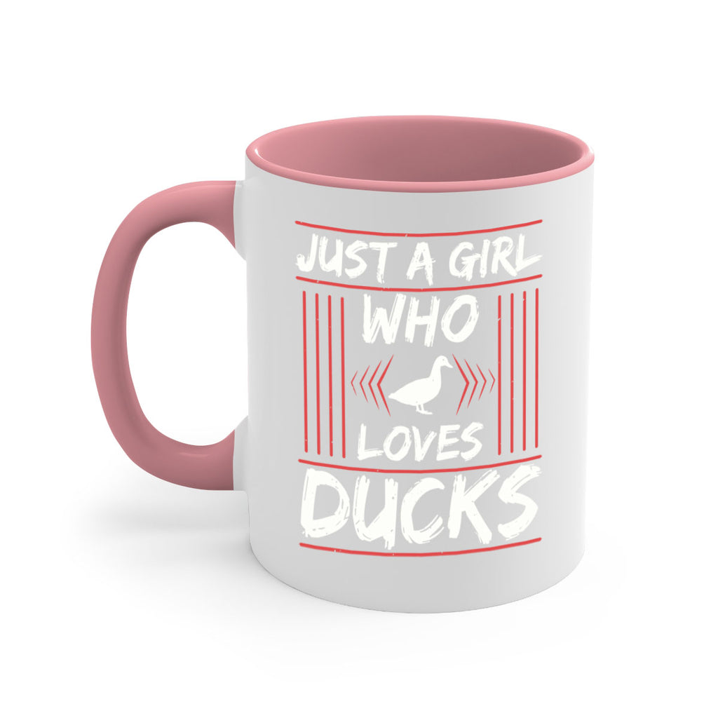 Just A Girl Who Loves Ducks Style 33#- duck-Mug / Coffee Cup