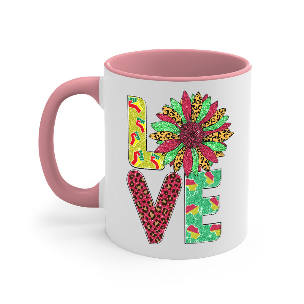 Love Juneteenth Day Fist Sunflower Png 7#- juneteenth-Mug / Coffee Cup
