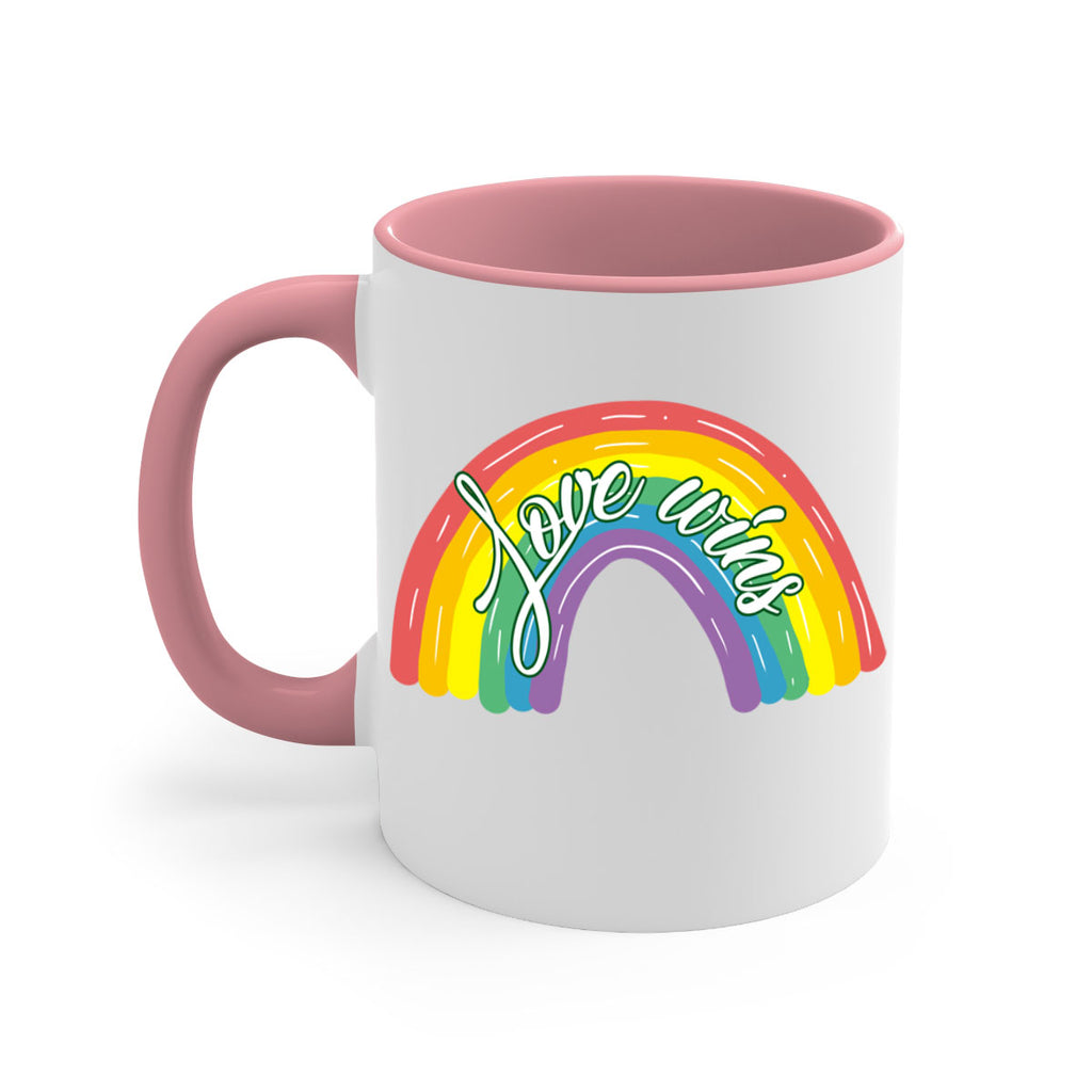 Love Wins Rainbow Lgbt Pride Png 28#- lgbt-Mug / Coffee Cup
