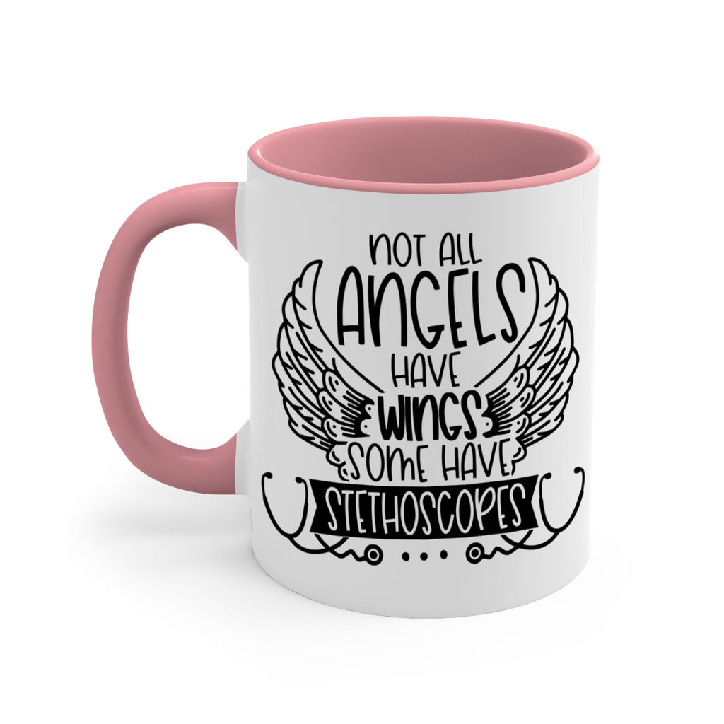 Not All Angels Have Wings Some Have Stethoscopes Style Style 126#- nurse-Mug / Coffee Cup