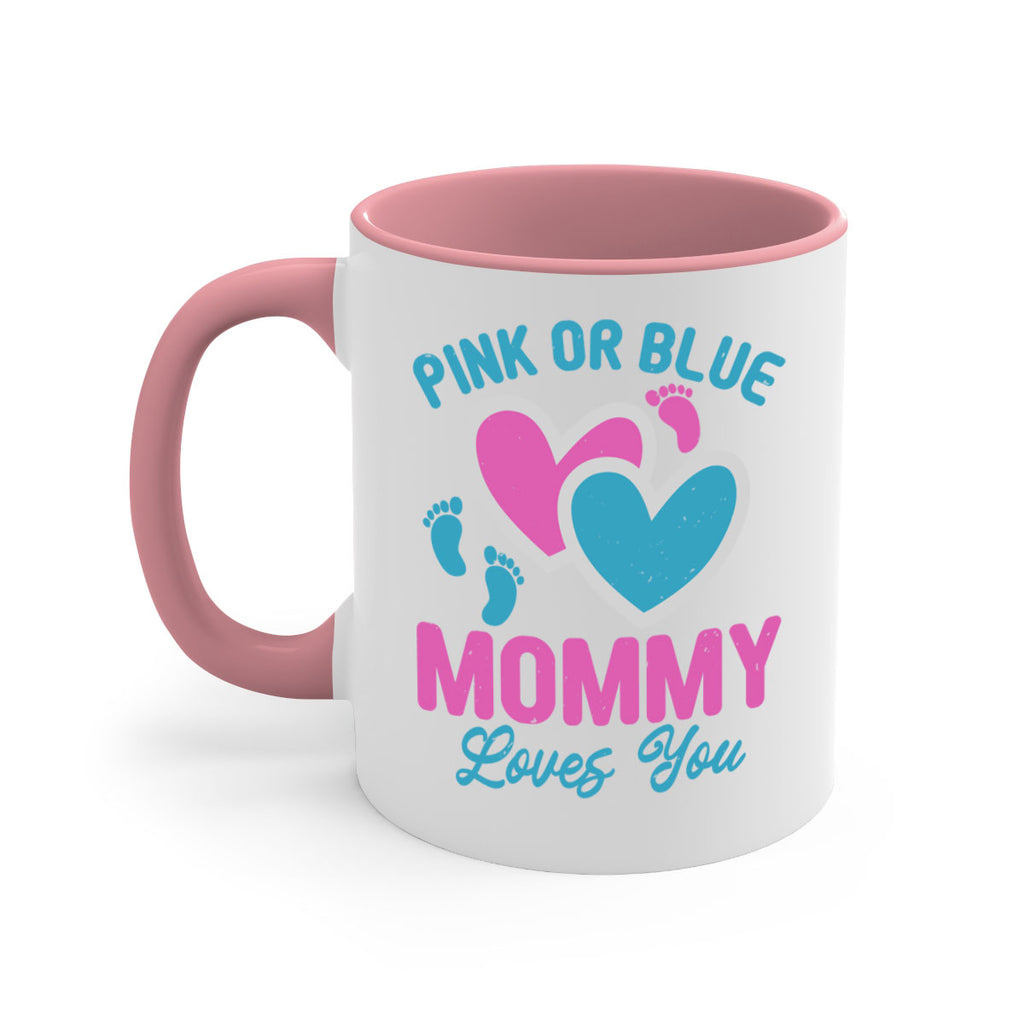Pink or blue mommy loves you Style 180#- baby2-Mug / Coffee Cup