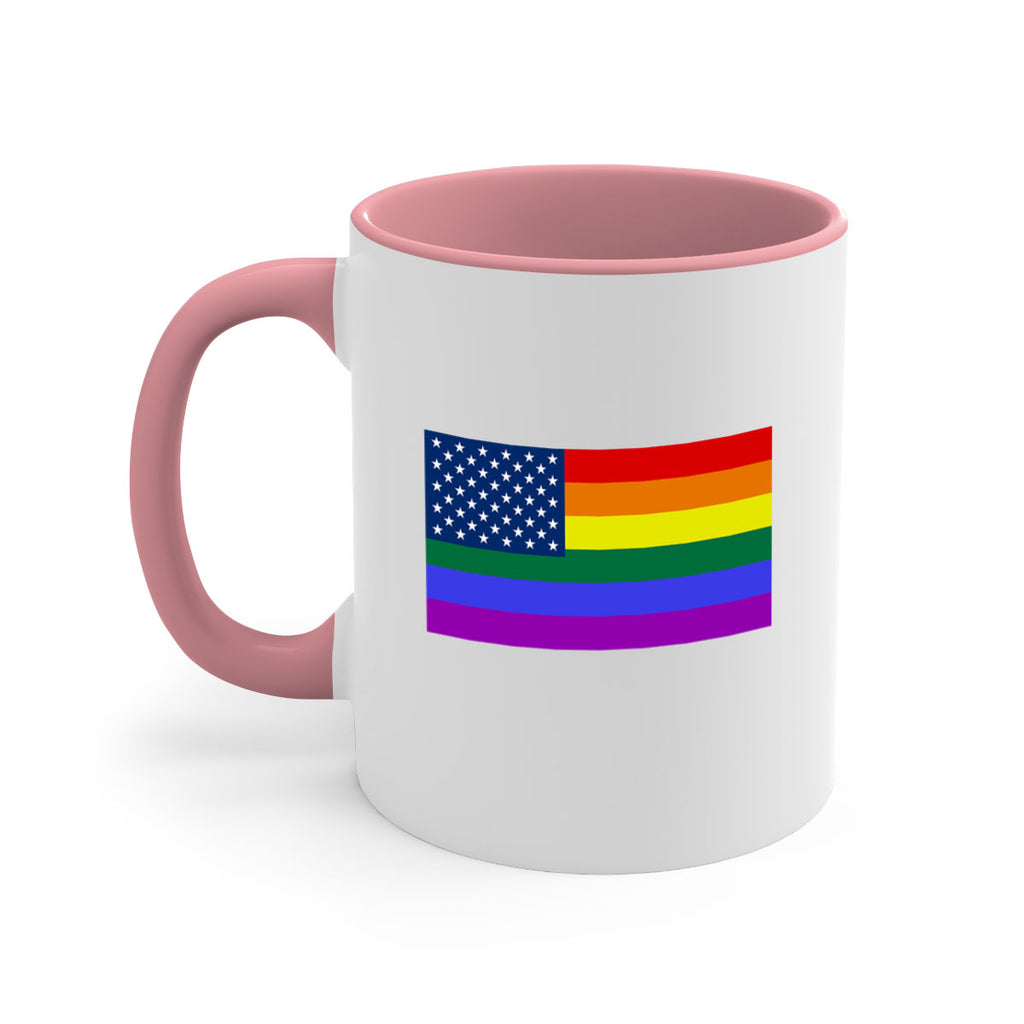 Rainbow american flag 11#- lgbt-Mug / Coffee Cup