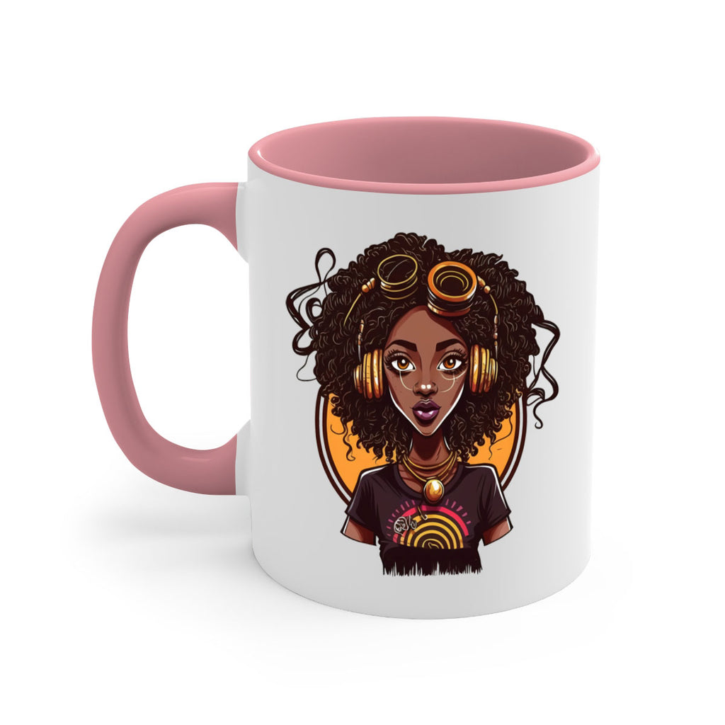 Sparkling Black Girl Design 5#- Black women - Girls-Mug / Coffee Cup
