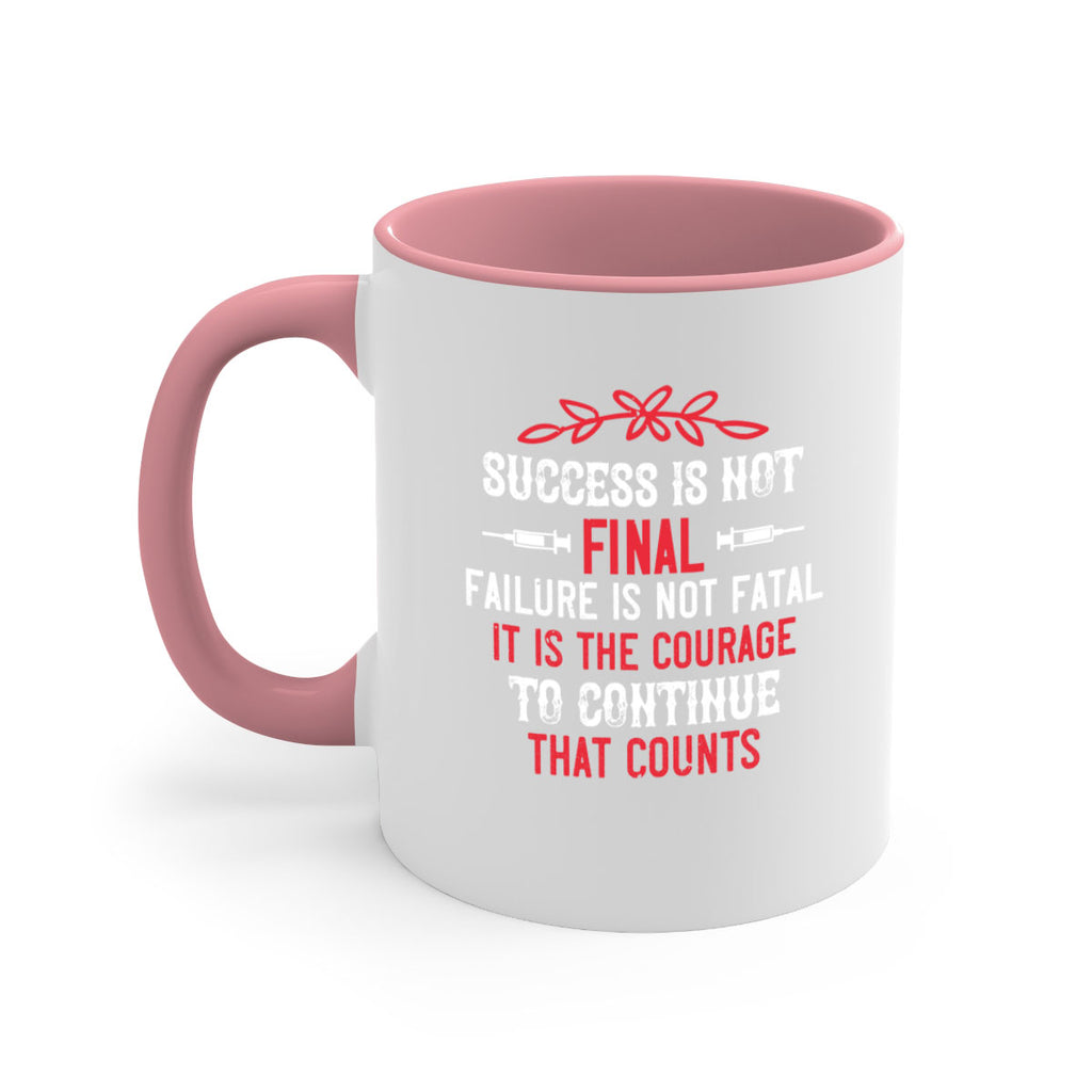 Success is not final Failure is not fatal Style 266#- nurse-Mug / Coffee Cup