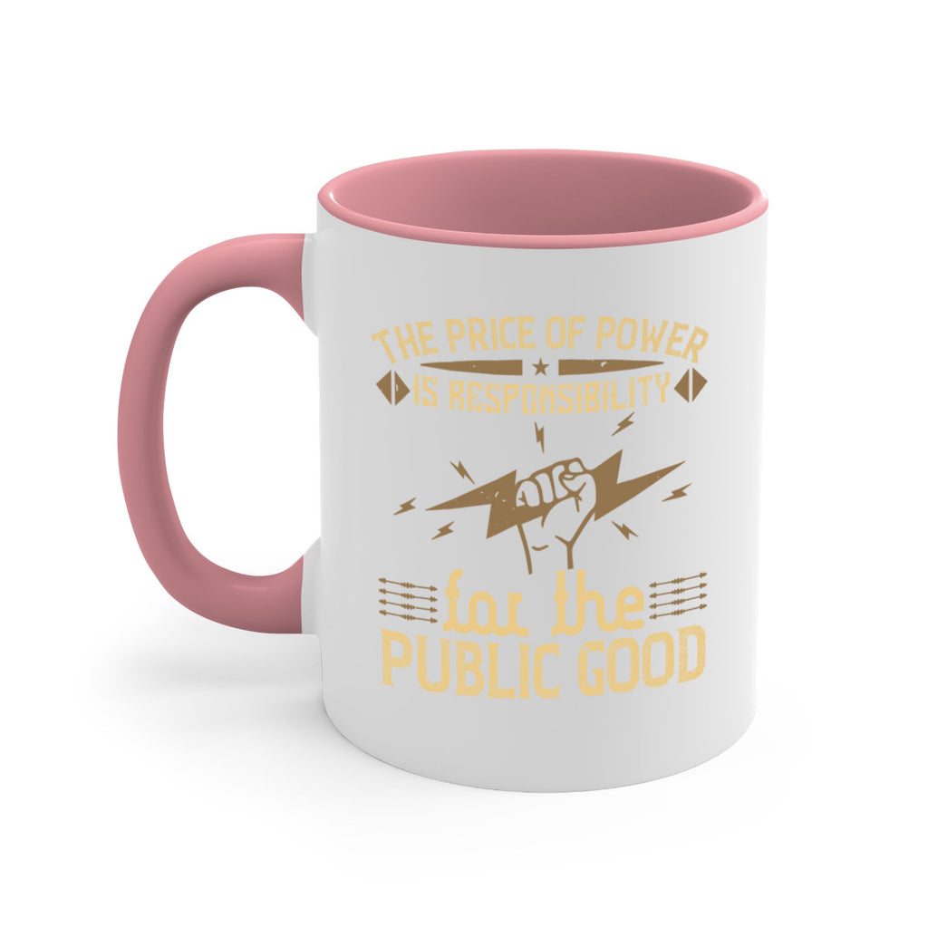 The price of power is responsibility for the public good Style 9#- electrician-Mug / Coffee Cup