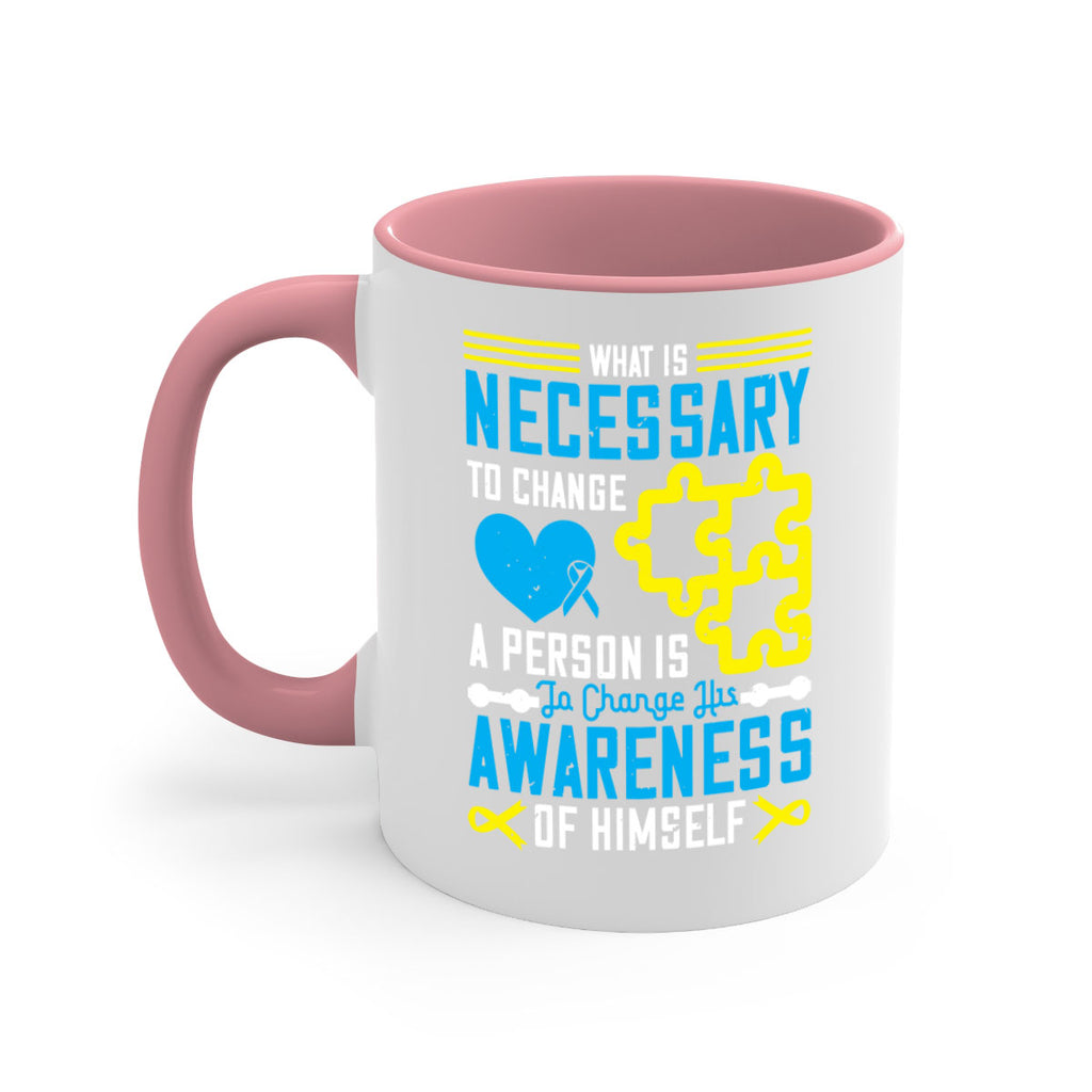 What is necessary to change a person is to change his awareness of himself Style 8#- Self awareness-Mug / Coffee Cup