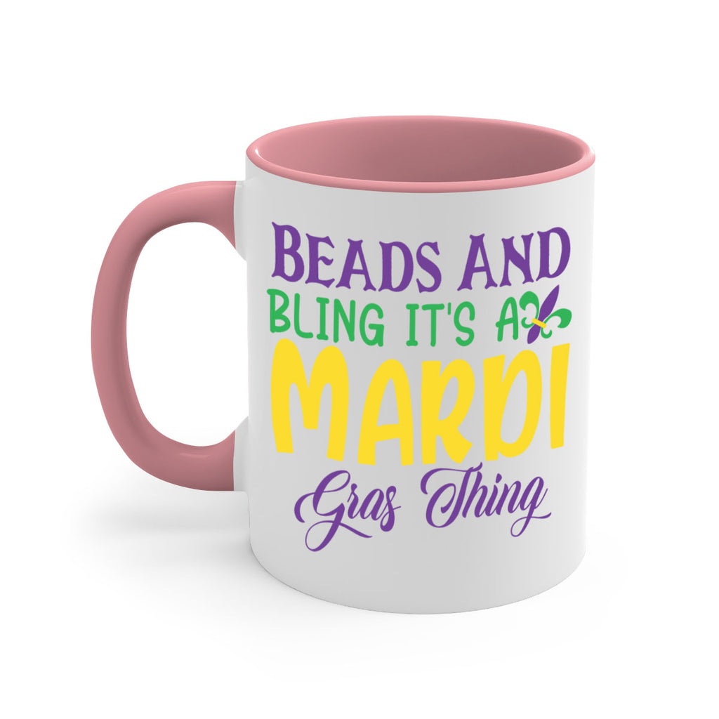 beads and bling its a mardi gras thing 86#- mardi gras-Mug / Coffee Cup