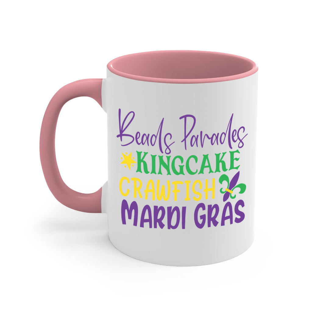beads parades kingcake crawfish mardi gras 85#- mardi gras-Mug / Coffee Cup