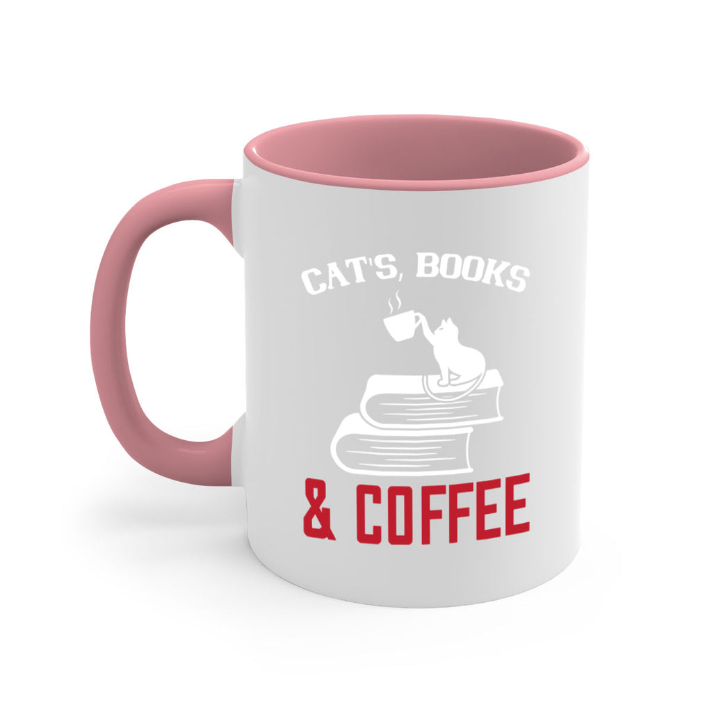 cats book and coffee Style 37#- cat-Mug / Coffee Cup