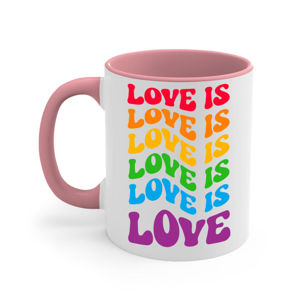 cool rainbow lgbt love is lgbt 147#- lgbt-Mug / Coffee Cup