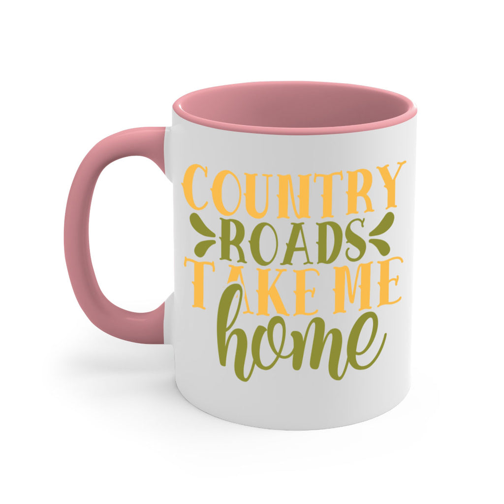 country roads take me home 19#- Farm and garden-Mug / Coffee Cup