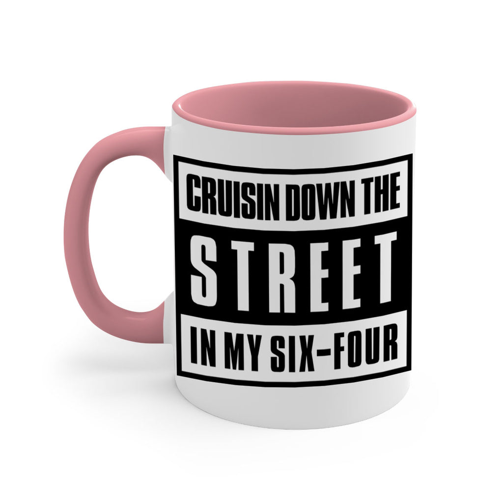 cruisin down the street 181#- black words - phrases-Mug / Coffee Cup