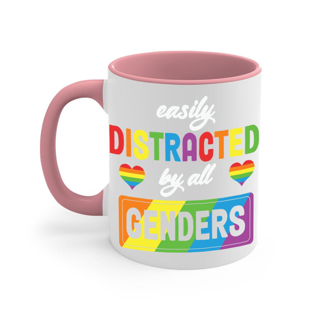 easily distracted by all genders lgbt 142#- lgbt-Mug / Coffee Cup