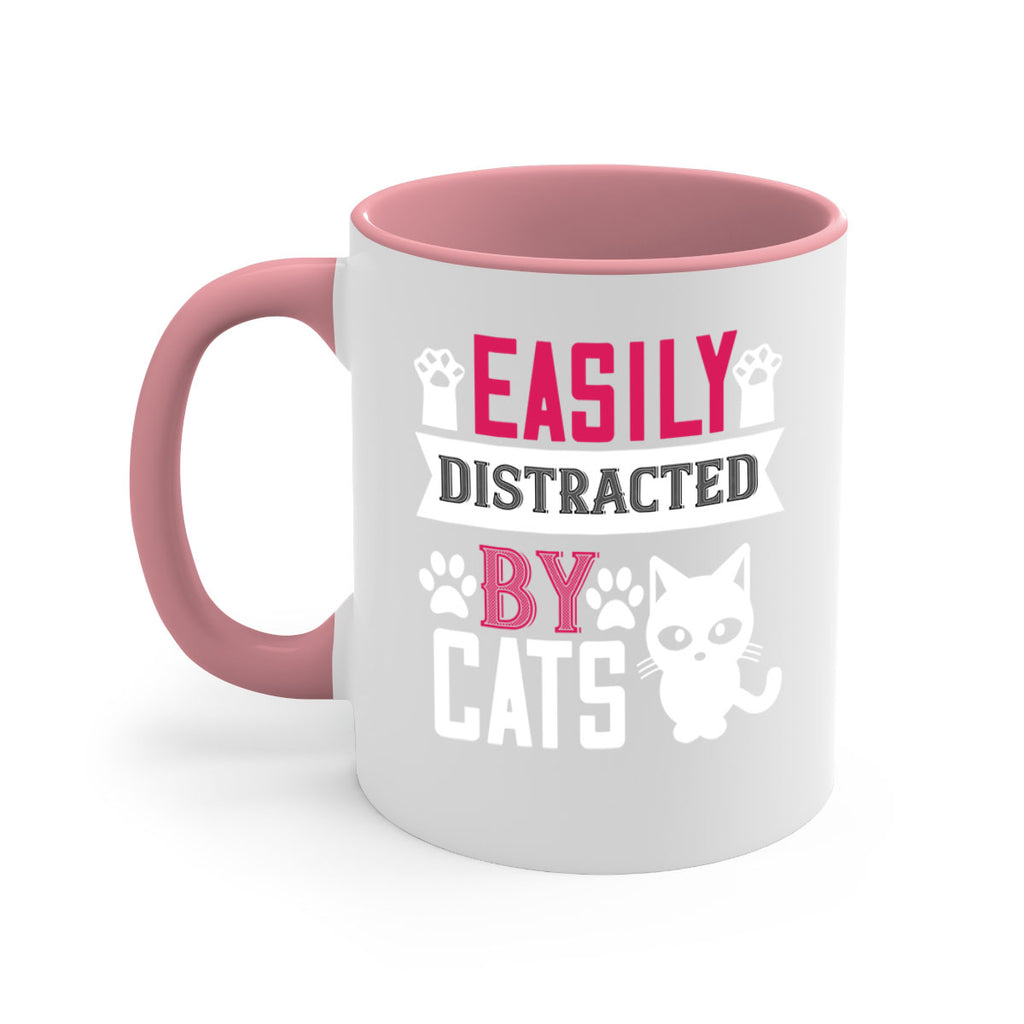 easily distracted by cats Style 47#- cat-Mug / Coffee Cup
