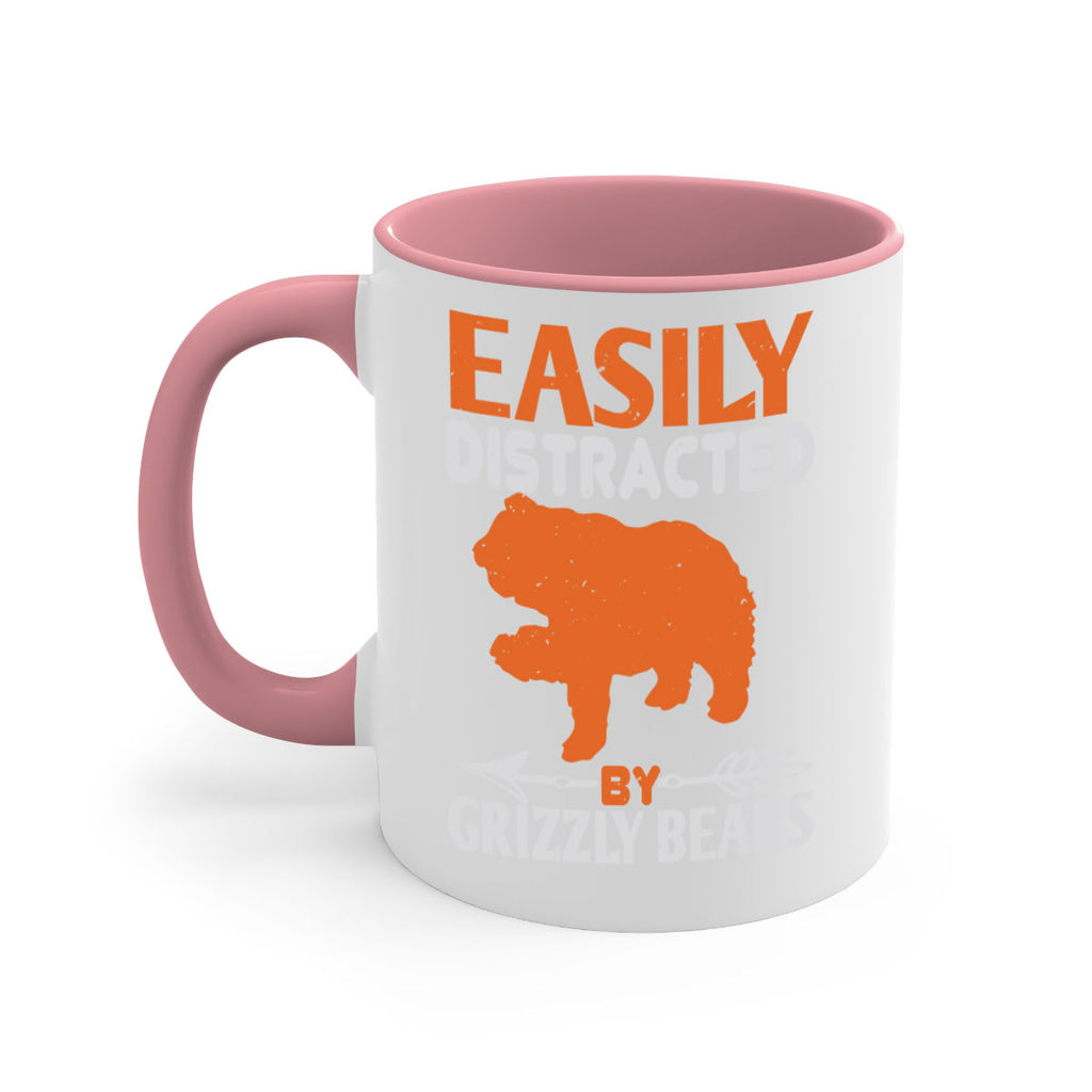easily distracted by grizzly bears 10#- bear-Mug / Coffee Cup