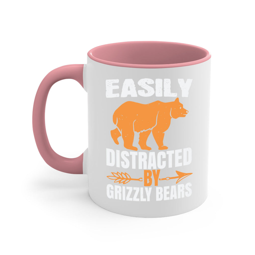 easily distracted by grizzly bears 1#- bear-Mug / Coffee Cup