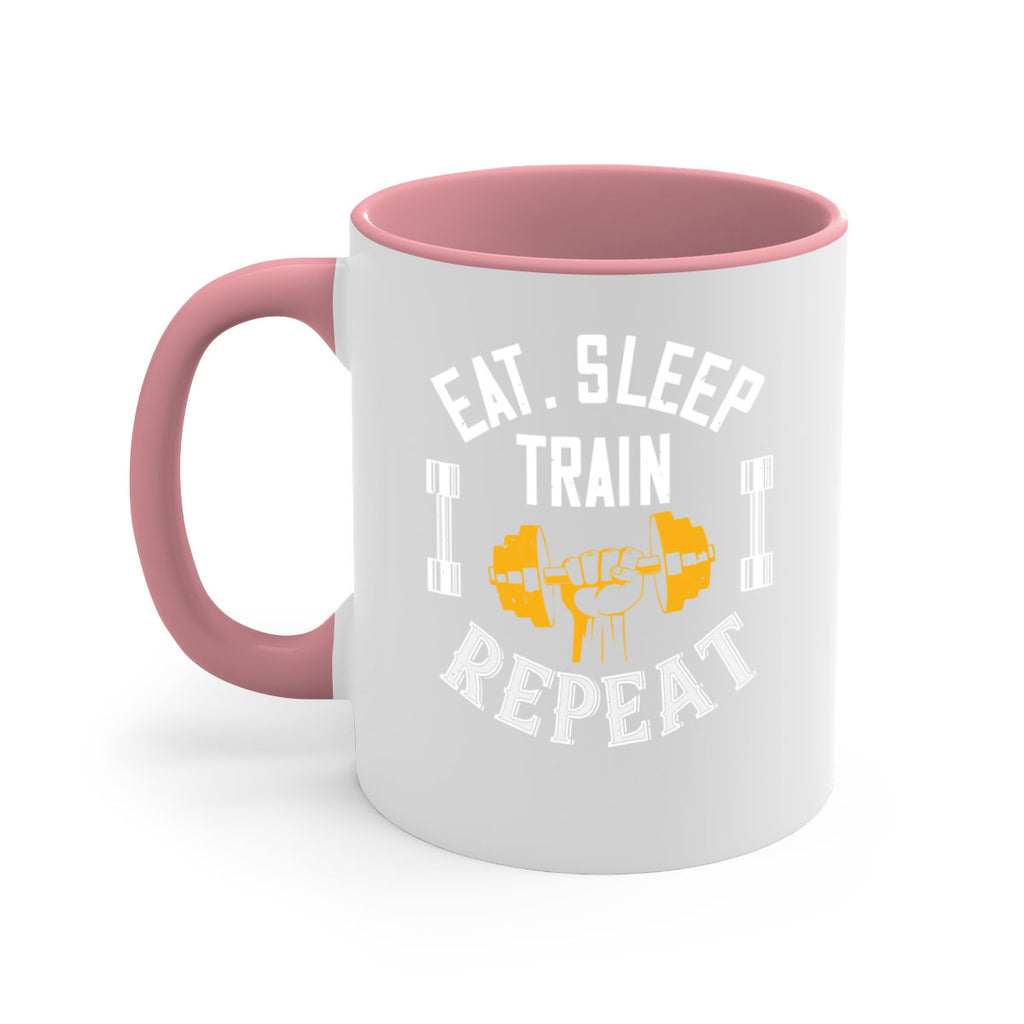 eat sleep train rapid 56#- gym-Mug / Coffee Cup