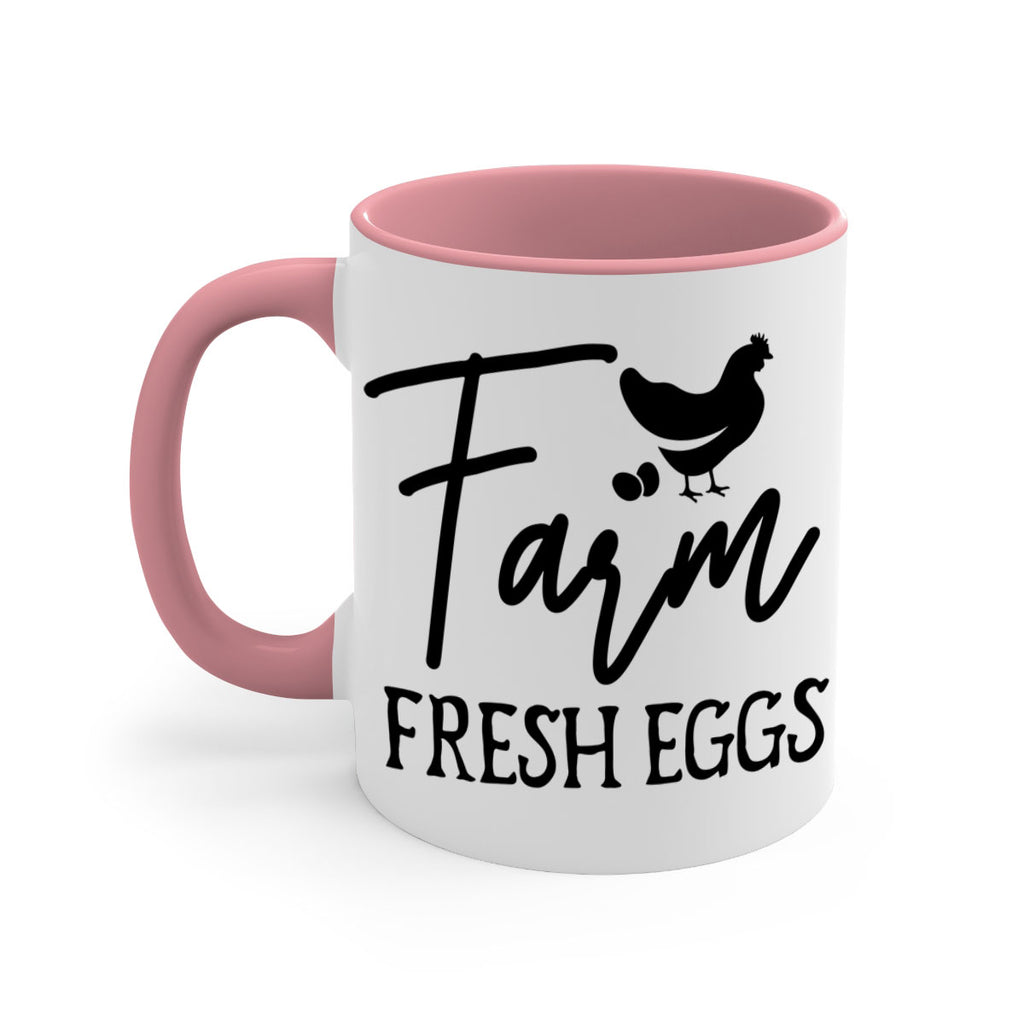 farm fresh eggs design 104#- kitchen-Mug / Coffee Cup