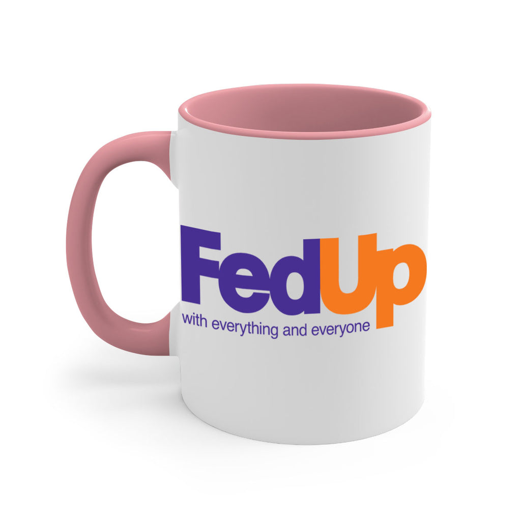fed up 159#- black words - phrases-Mug / Coffee Cup