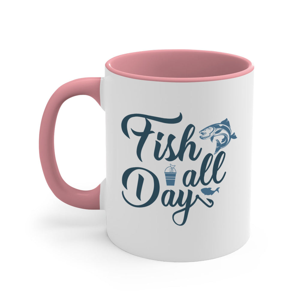 fish all day 156#- fishing-Mug / Coffee Cup