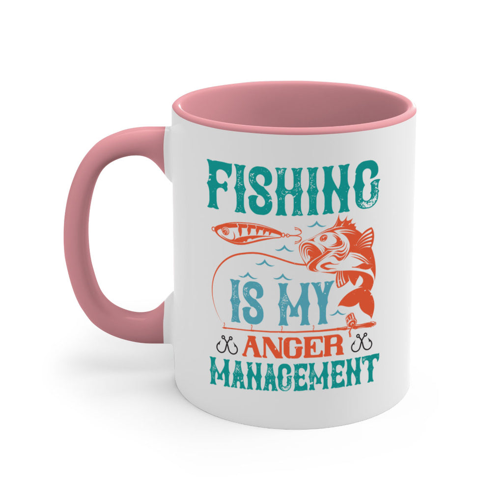 fishing is my anger management 144#- fishing-Mug / Coffee Cup