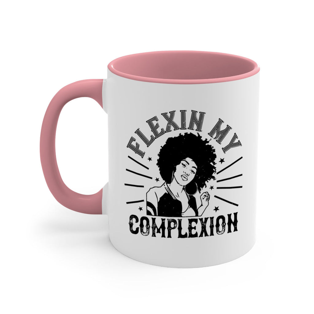 flexin my complexion Style 34#- Afro - Black-Mug / Coffee Cup