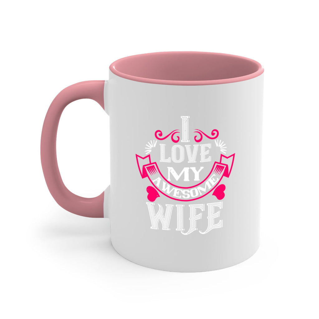 i love my awesome wife 55#- valentines day-Mug / Coffee Cup
