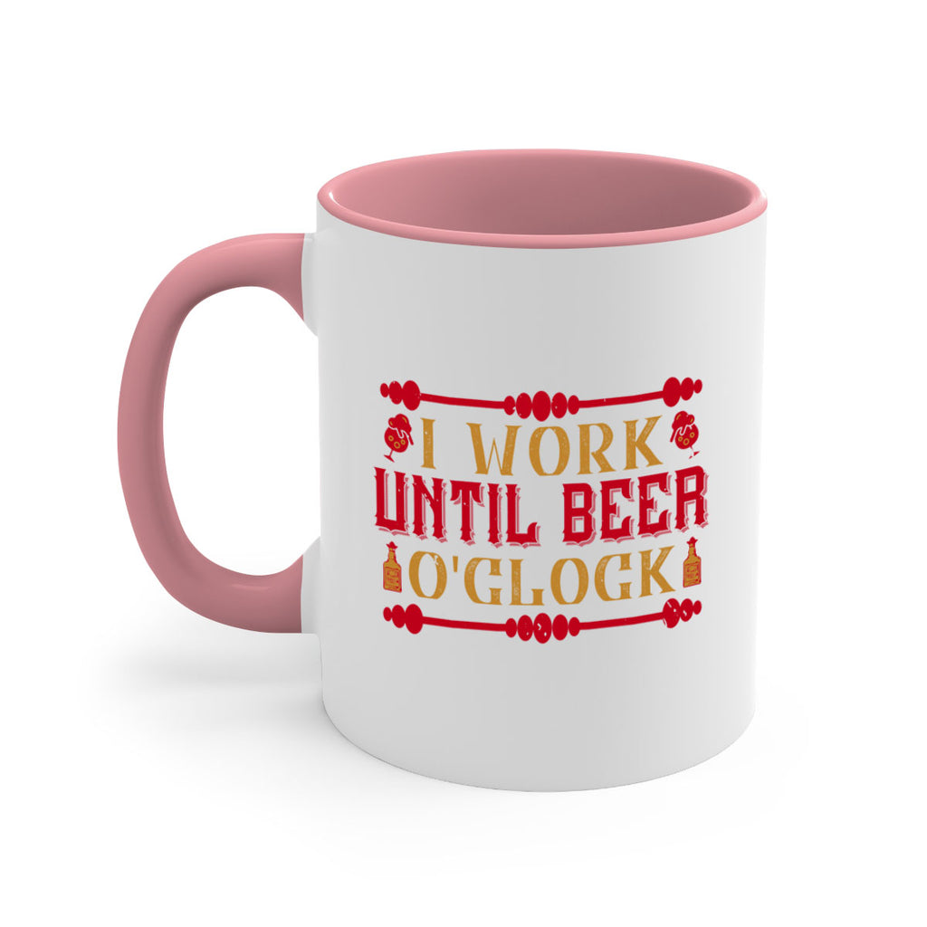 i work until beer oclock 41#- drinking-Mug / Coffee Cup