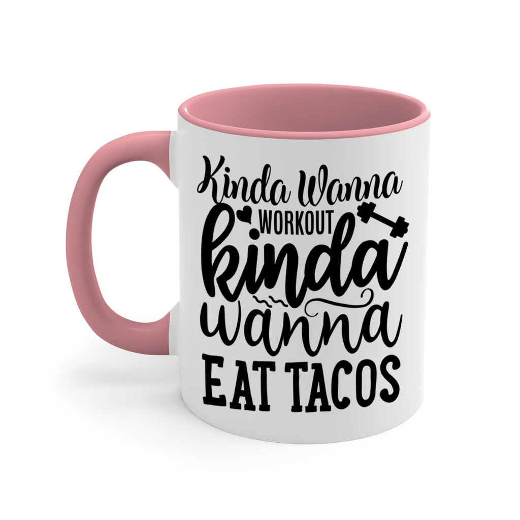 kinda wanna workout kinda wanna eat tacos 35#- gym-Mug / Coffee Cup