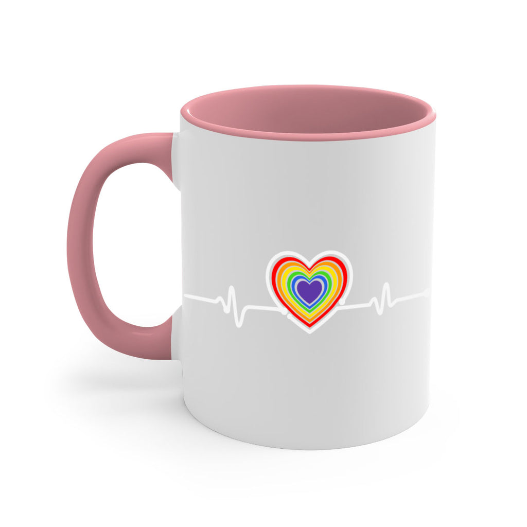 lgbt heartbeat lgbt pride 102#- lgbt-Mug / Coffee Cup