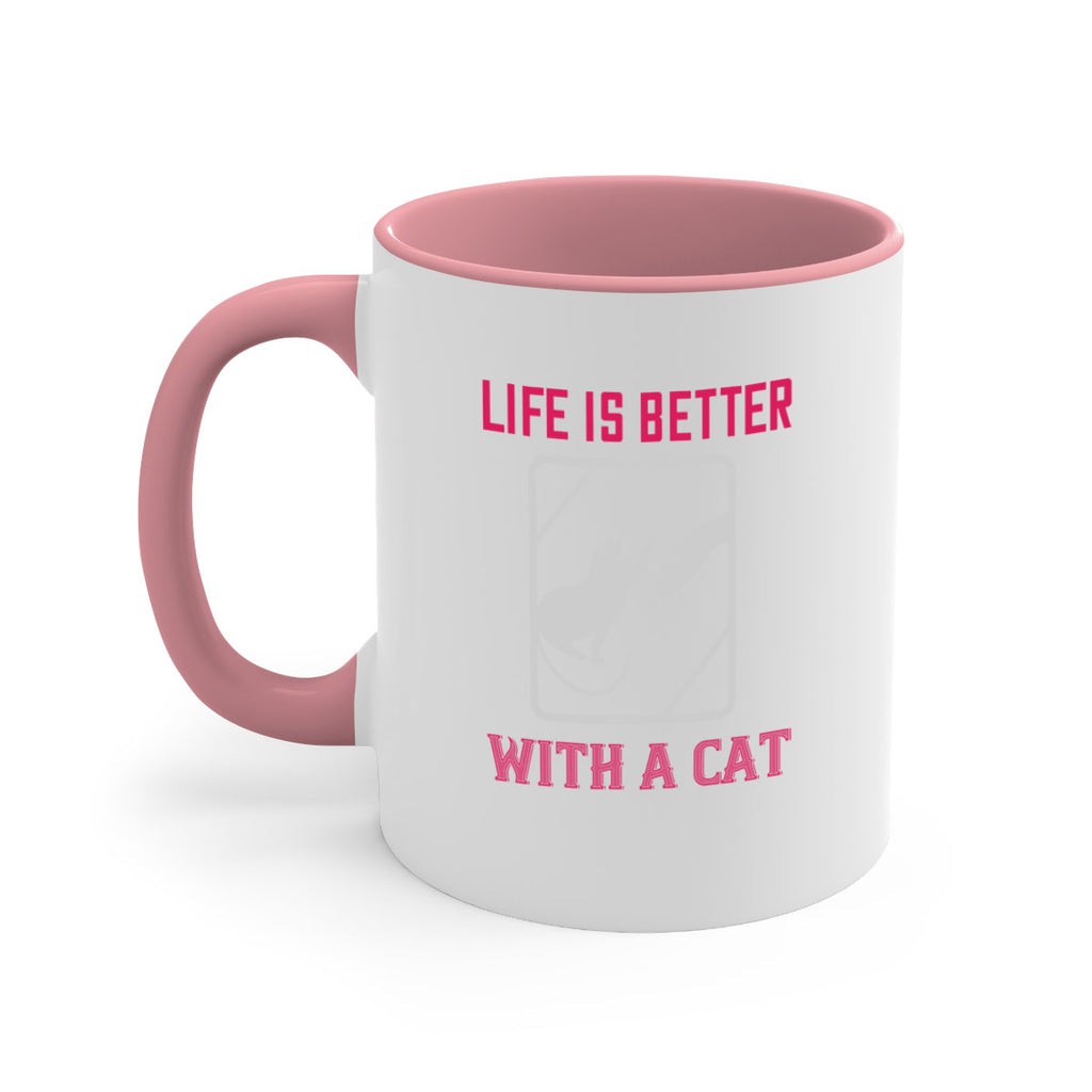 life is better with a cat Style 63#- cat-Mug / Coffee Cup