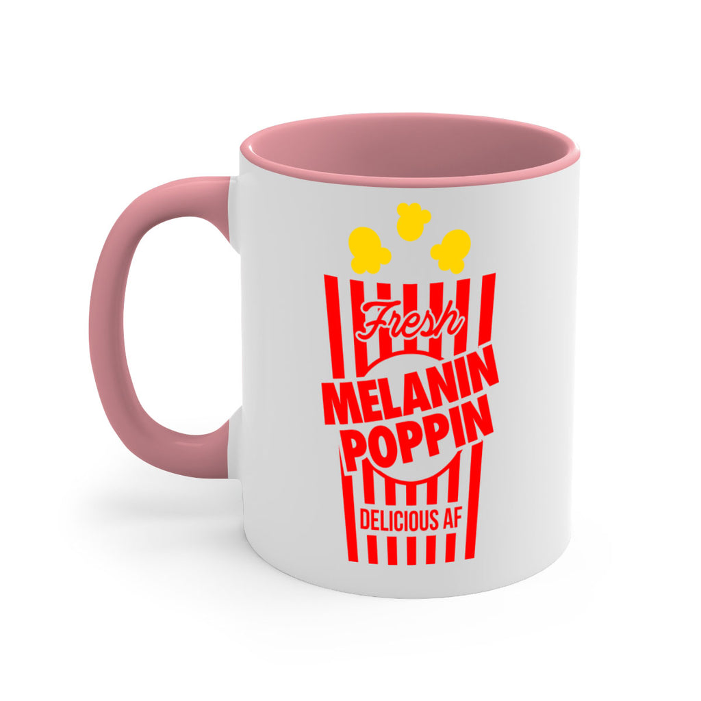 melanin poppin popcorn 86#- black words - phrases-Mug / Coffee Cup
