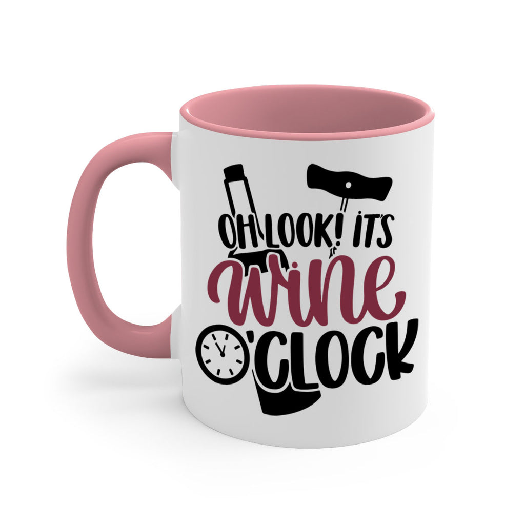 oh look its wine oclock 33#- wine-Mug / Coffee Cup