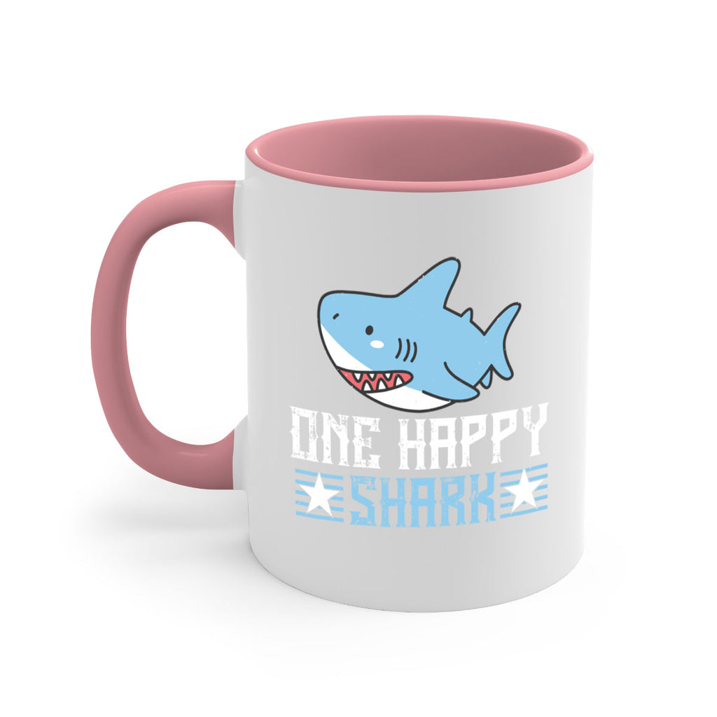 one happy shark Style 50#- Shark-Fish-Mug / Coffee Cup
