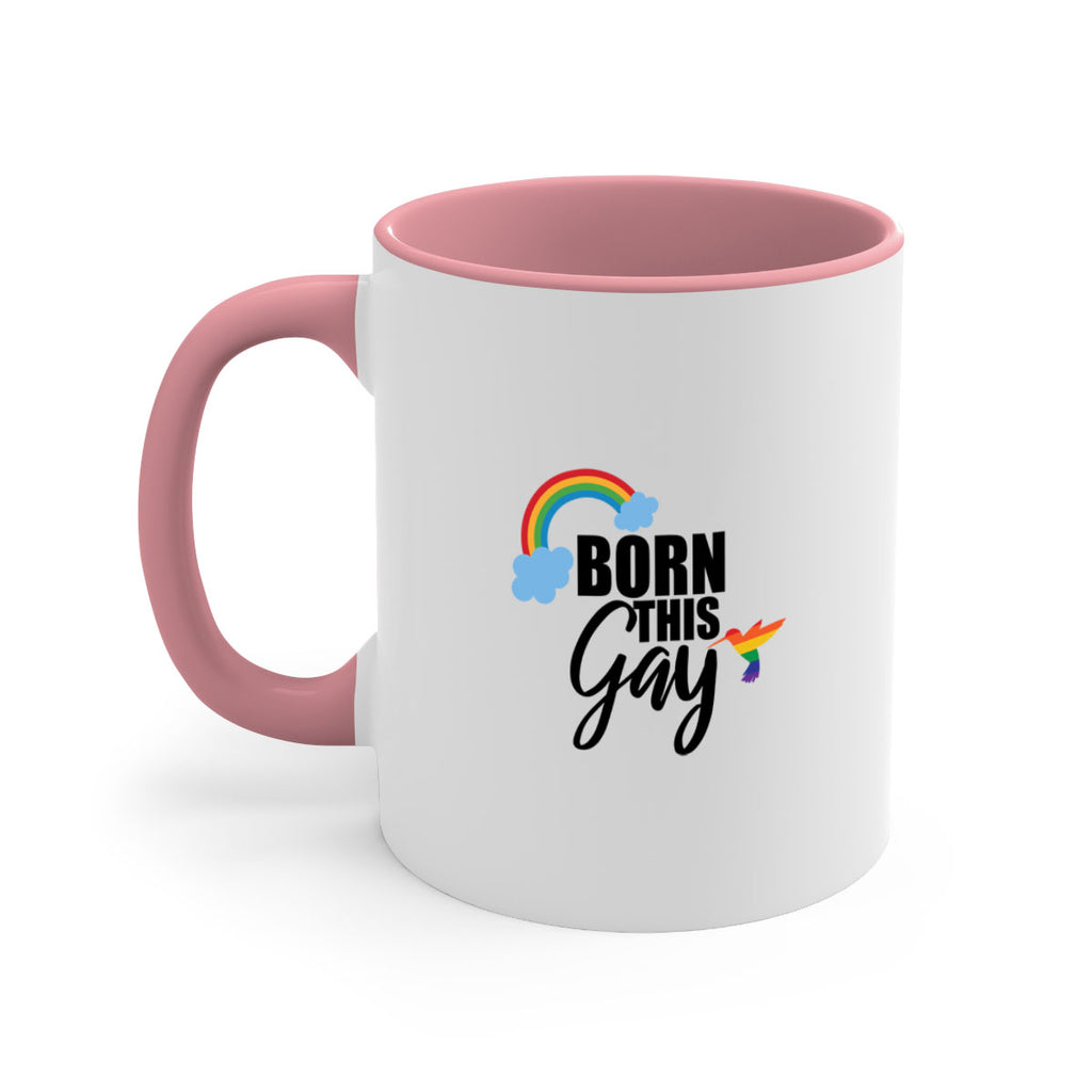 pride born this gay 68#- lgbt-Mug / Coffee Cup