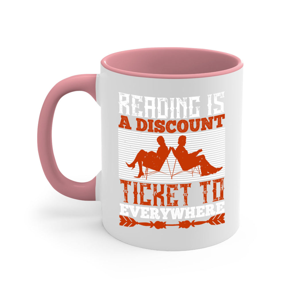 reading is a discount ticket to everywhere 17#- Reading - Books-Mug / Coffee Cup