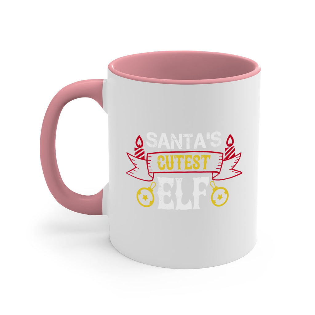 santa’s cutest elf 363#- christmas-Mug / Coffee Cup
