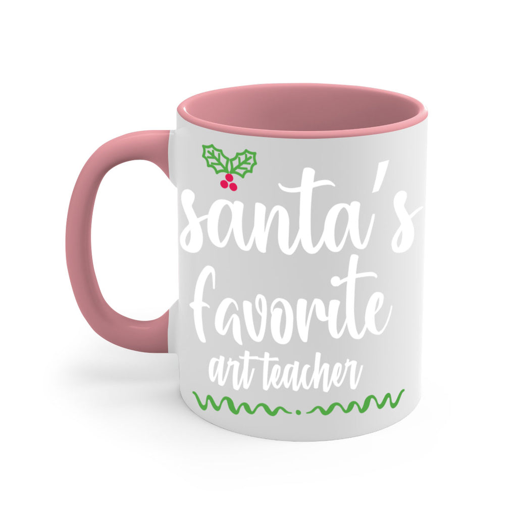santa's favorite art teacher style 612#- christmas-Mug / Coffee Cup