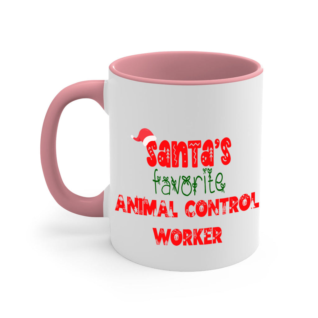santas favorite animal control worker style 641#- christmas-Mug / Coffee Cup