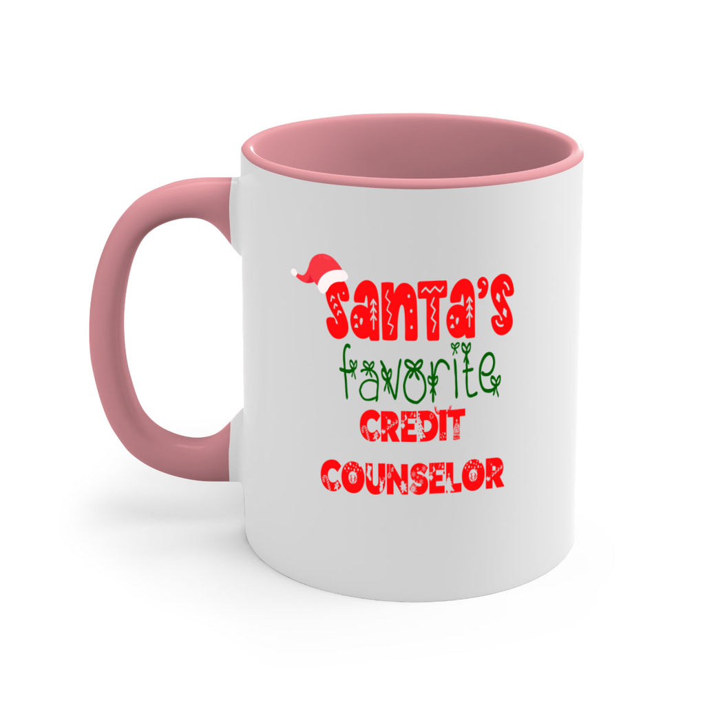 santas favorite credit counselor style 754#- christmas-Mug / Coffee Cup