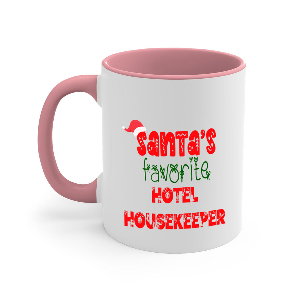 santas favorite hotel housekeeper style 876#- christmas-Mug / Coffee Cup