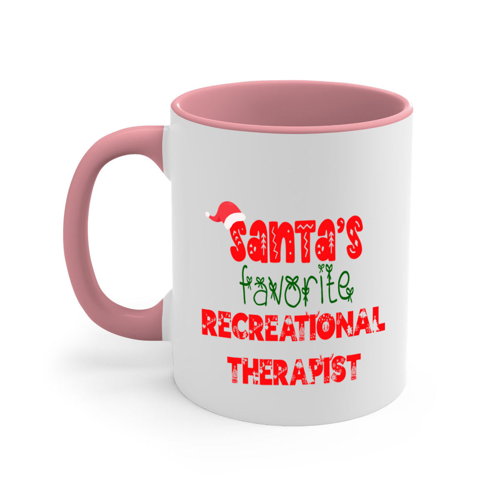 santas favorite recreational therapist style 1060#- christmas-Mug / Coffee Cup