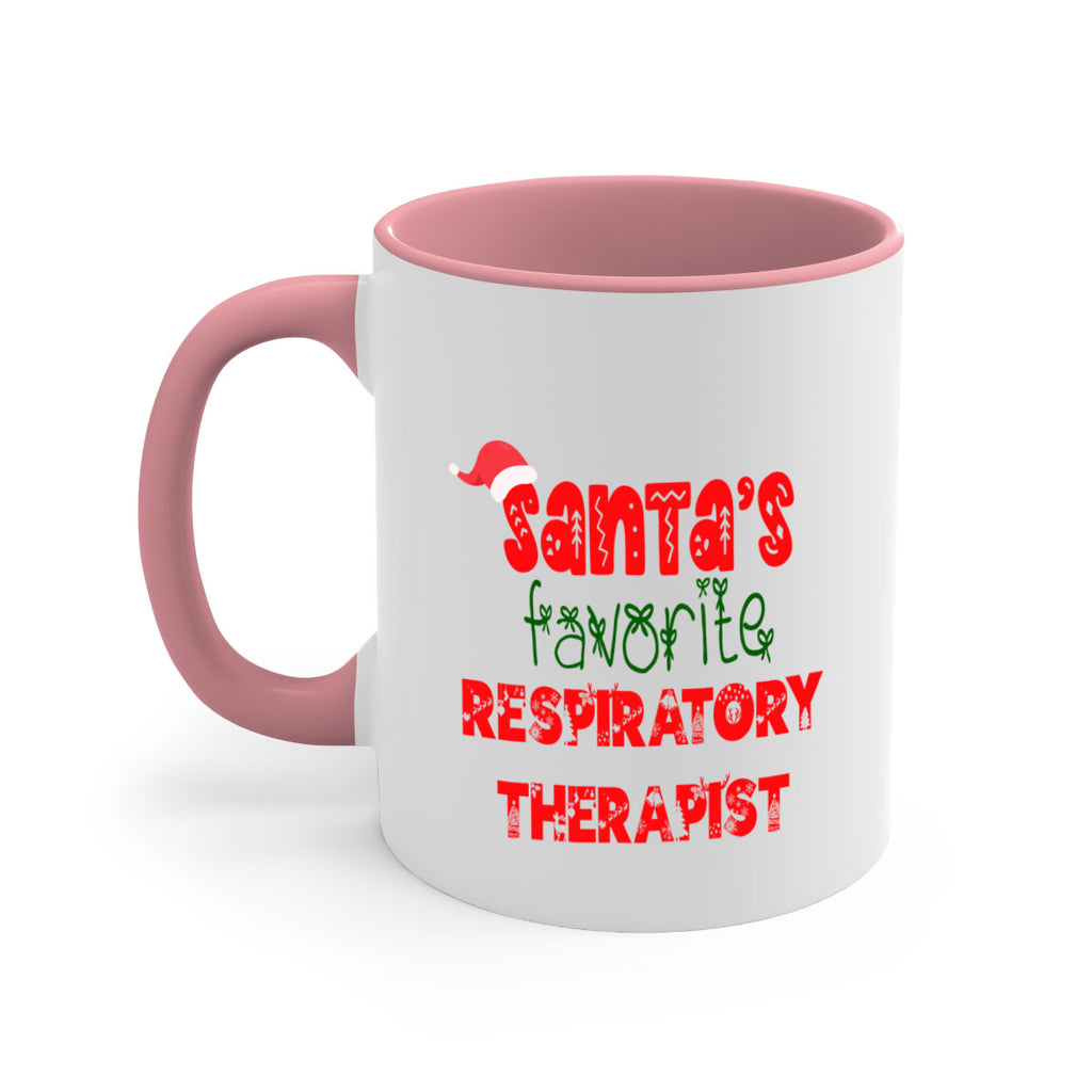 santas favorite respiratory therapist style 1063#- christmas-Mug / Coffee Cup