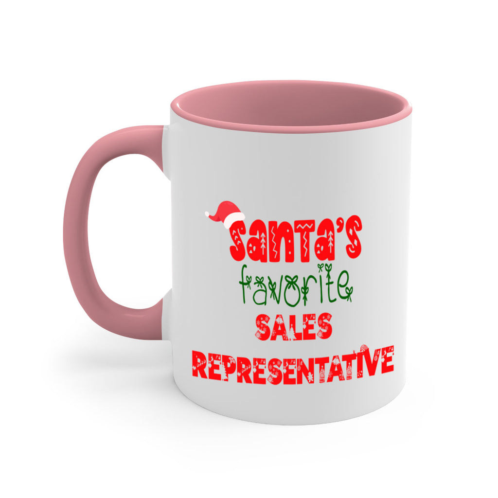 santas favorite sales representative style 1068#- christmas-Mug / Coffee Cup