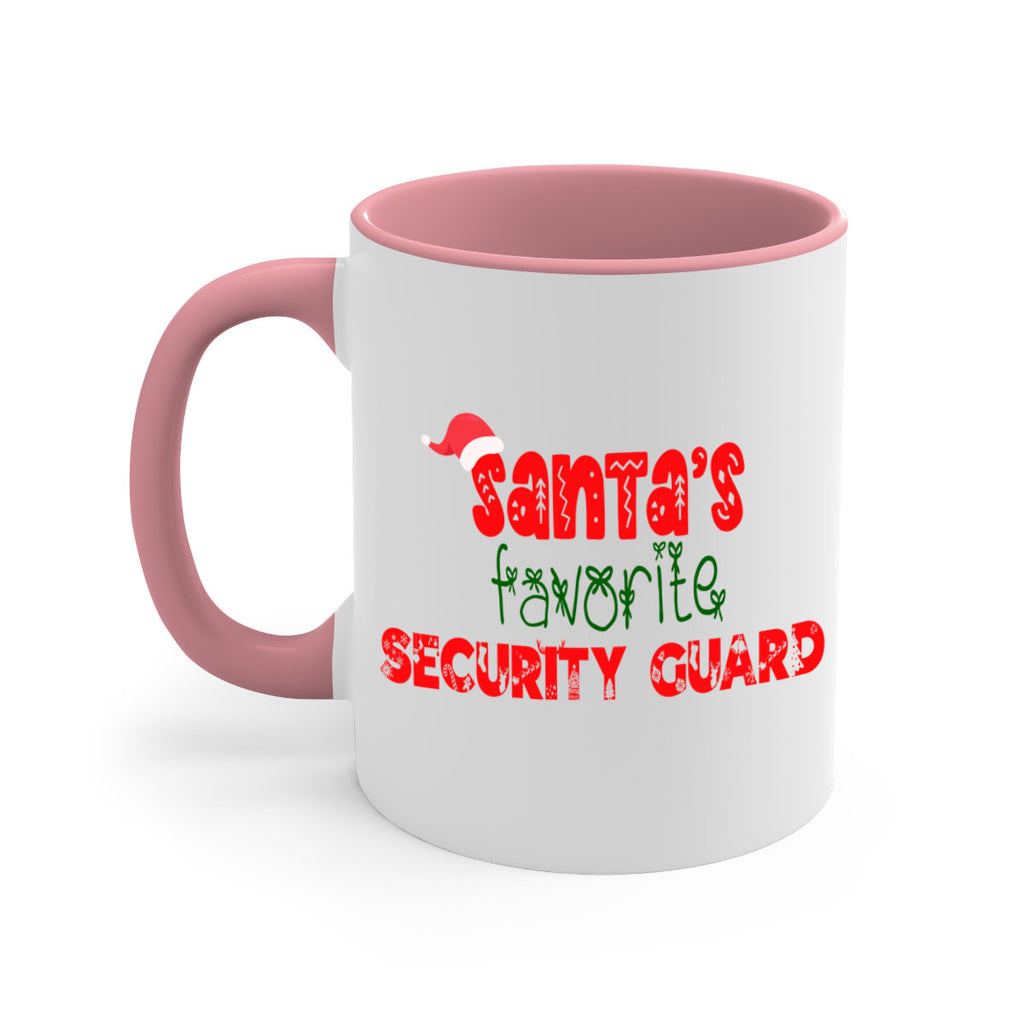 santas favorite security guard style 1074#- christmas-Mug / Coffee Cup