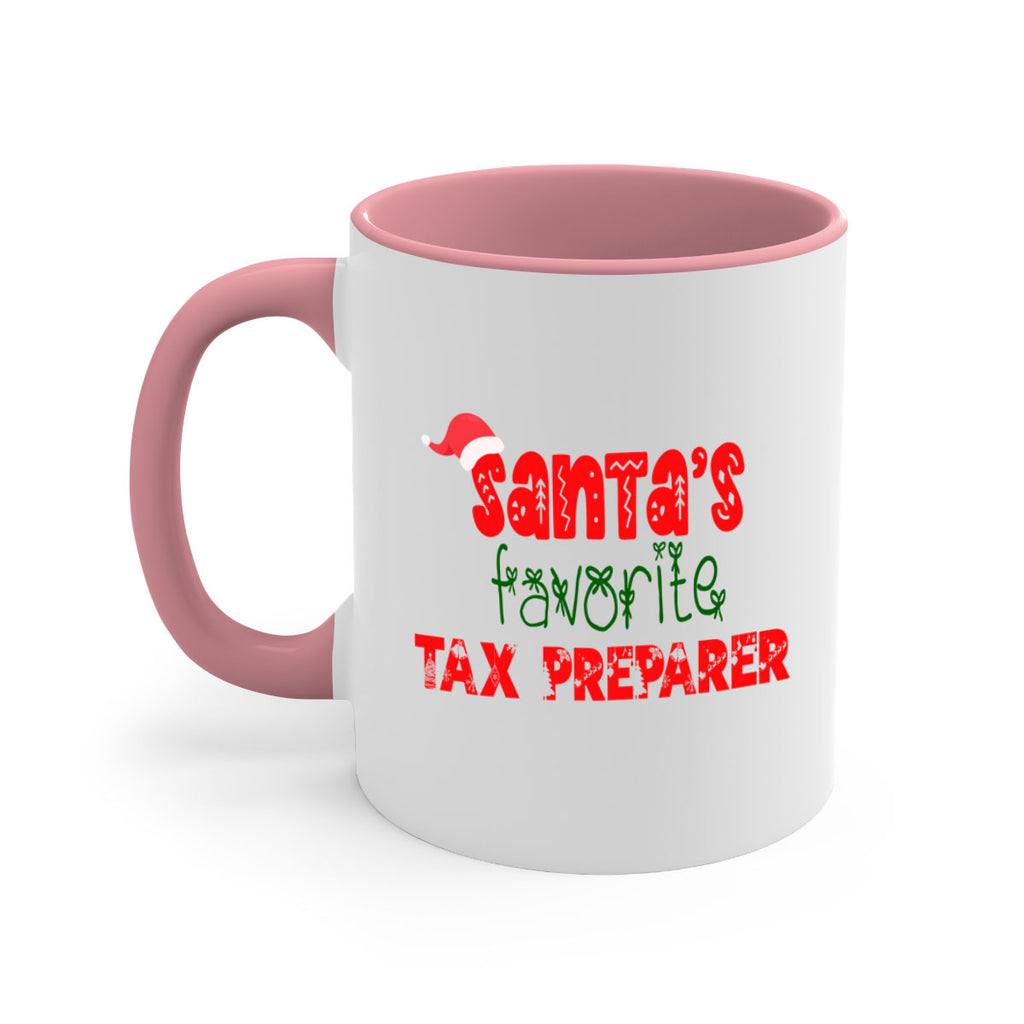 santas favorite tax preparer style 1114#- christmas-Mug / Coffee Cup